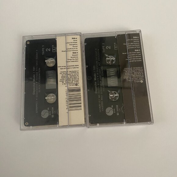 vintage depeche mode cassette 101 - Picture 2 of 5